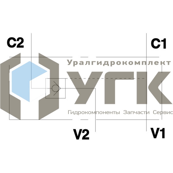 VBPSE тип A 3/8 Гидрозамок односторонний