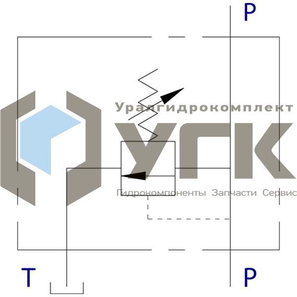 VMP 1/2' (10-180 BAR) Клапан предохранительный
