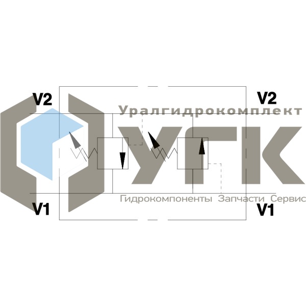 VAU 1/2&amp;quot; (10-180 BAR) Предохранительный клапан