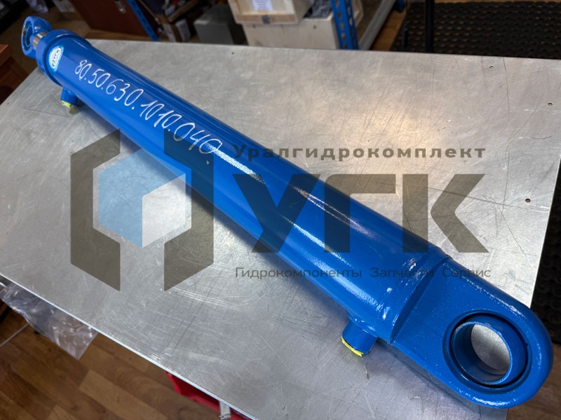 Гидроцилиндр погрузчика ГЦ 80.50.630.1010.040 Х (плиты мусоровоза КО-440 В)