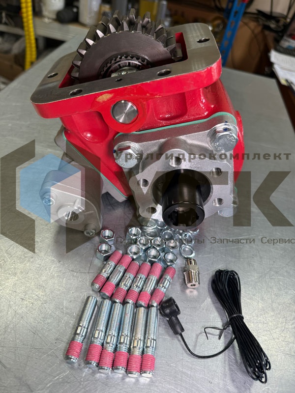 HM1K6XPAK UNI Коробка отбора мощности (КОМ) КАМАЗ (с монтажным набором)