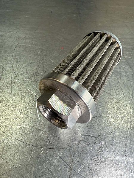 SF046A012GR090 Фильтр всасывающий 1/2&amp;quot; 90 мкм 46х90 мм 14 л/мин К.