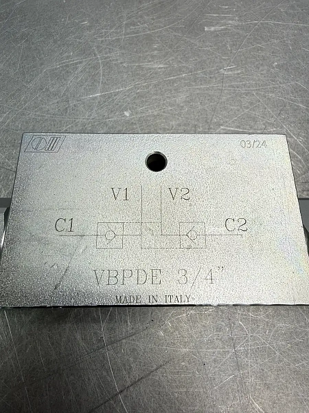 VBPDE 1/2 L. Гидрозамок двусторонний