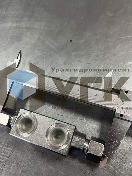 VBPDE 3/8 L 2CEХC Двусторонний гидрозамок трубного монтажа