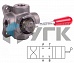Четырехходовой дивертор 3/4&amp;quot; закрытый центр IDF4V-003.425.000, 120 л/мин, 250 бар