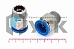 Пневмофитинг цанговый прямой с наружной резьбой PC 16-04 (R1/2&amp;quot;)