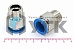 Пневмофитинг цанговый прямой с наружной резьбой PC 16-М20х1.5