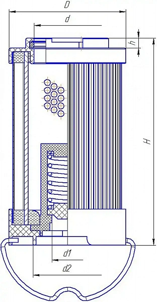 MF0165R010BN4HC (МФГ360-01) фильтроэлемент очистки масла