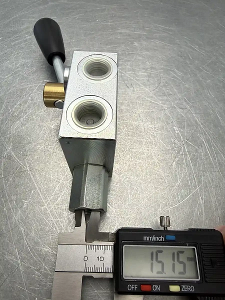 Гидрозамок двусторонний VBPDE 3/8&amp;quot;L C/RUBINETTO DX