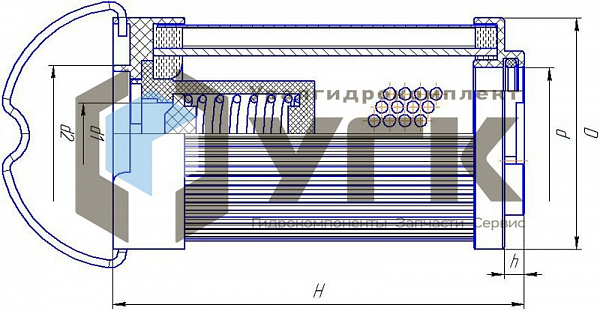 Фильтроэлемент MF0165R010BN4HC купить