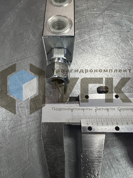 VBPDE 3/8 L 2CEХC Двусторонний гидрозамок трубного монтажа