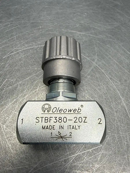 Дроссель двунаправленный STBF380 3/8&amp;quot; Oleoweb (Италия)